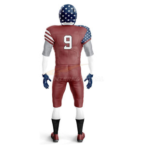 Maillot de football américain personnalisé Prix de gros Uniformes de vêtements de sport Approvisionnement direct d'usine Kits de formation et de match - Product Image 6