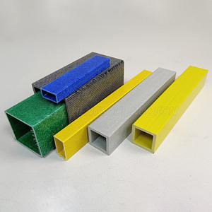 Yüksek Mukavemetli Fiberglas Pultrüzyon Profil Direği FRP GFRP Kare Boru Yuvarlak Boru Korkuluklar için - Product Image 1