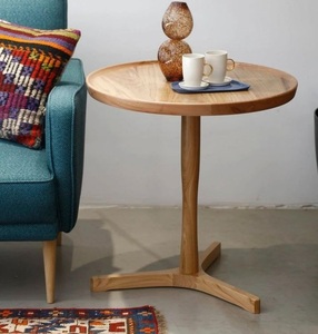 Luxurious <b>wooden</b> <b>side</b> <b>table</b> crafted with skill and care showcasing elegant lines and a rich natural wood texture - Product Image 2