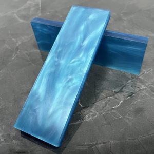 Matériau de manche de couteau en résine époxy fait à la main de qualité supérieure blanc poli personnalisé pour les fabricants de couteaux projets d'artisanat de poignée de bricolage - Product Image 2