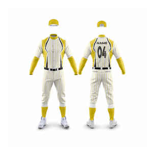Vente en gros uniforme de baseball personnalisé avec impression par sublimation maillot et pantalon de l'équipe de base-ball uniforme fabriqué au Pakistan - Product Image 4