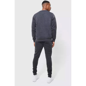 Customize French Terry 2 Pieces <b>Set</b> Vintage Cotton Sweatsuit <b>Mens</b> Acid Wash Tracksuit with Acid Wash - Product Image 5