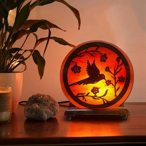 Haute qualité 100% Pure Himalayan Glow Salt Lamp Luxury Rechargeable Home Decoration avec Animal Design du Pakistan - Product Image 2