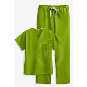 Best Selling 100% Cotton Medical <b>Scrub</b> Suit Premium Medical <b>Scrub</b> <b>Sets</b> at Wholesale Price - Product Image 5