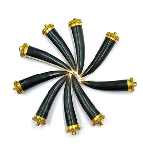 จี้ทองเหลืองสัตว์อมตะสไตล์ชนเผ่าทันสมัยลวดลายที่ไม่เหมือนใครลวดลายเพื่อเฉลิมฉลองความงามของธรรมชาติด้วยแฟชั่นเรืองแสง - Product Image 4