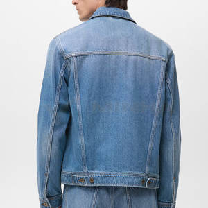 Service OEM, vente en gros, veste en jean pour homme, meilleur design, légère, couleur personnalisée, veste en jean pour homme - Product Image 3