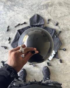 OEM Custom Manufacturer Men's Cropped Stone Acid Washed Sweat à capuche 3D Embroidery Distressed Patch Print Cut Sew pour la saison d'hiver - Product Image 4