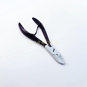 ที่ตัดเล็บสแตนเลสเคลือบสีม่วงแบบมืออาชีพ ทนทาน คุณภาพสูง พร้อมบริการสกรีนโลโก้ อุปกรณ์เสริมความงาม - Product Image 2