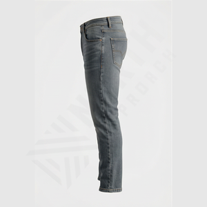 กางเกงยีนส์ผู้ชายแบบใหม่ สไตล์ไฮสตรีท ยอดนิยม 5 กระเป๋า ลำลอง ผ้าเดนิม ไซส์ใหญ่ กางเกงขายส่งจำนวนมาก รับผลิตตามแบบ OEM - Product Image 3