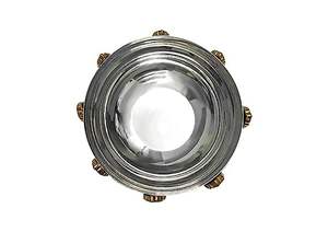 Bol décoratif artisanal en acier inoxydable plaqué or, porte-fruits et légumes de luxe pour la décoration de la maison et de la cuisine - Product Image 5