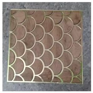 แผ่นไม้ MDF ตกแต่งภายในสำหรับสนามกีฬาแผ่นไม้อะคูสติกแผ่นไม้ - Product Image 1