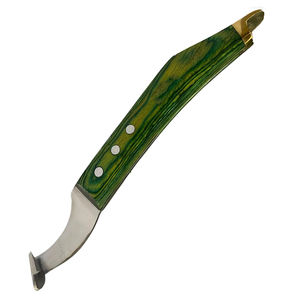 Couteau à sabot de meilleure qualité avec couvercle en laiton droit J2 couteau à sabot de tranchant en acier inoxydable couteau à sabot de cheval personnalisé - Product Image 4