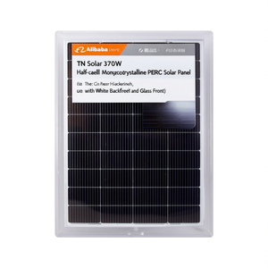 Panneau solaire monocristallin PERC demi-cellule TN Solar 370W avec dos blanc et face en verre - Product Image 2