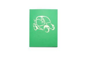 Tarjeta de felicitación emergente 3D hecha a mano más vendida Tarjeta de regalo temática de transporte personalizable Artesanía de papel - Product Image 6