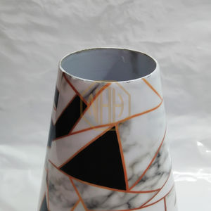 Decorative Iron Flower <b>Vase</b> Handmade Modern Style Enamel Print Premium Metal <b>Floor</b> <b>Vase</b> for Home and Events - Product Image 5