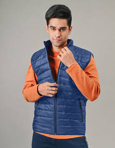 Venta caliente personalizada chaqueta sin mangas para hombre Puffer acolchado impermeable lluvia abrigo chaleco al aire libre ropa de invierno manga en blanco menos chaquetas - Product Image 6