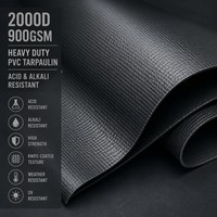 Bâche en PVC 2000D 900 g/m² résistante aux déchirures, aux acides et aux alcalis pour couvertures chimiques et gonflables