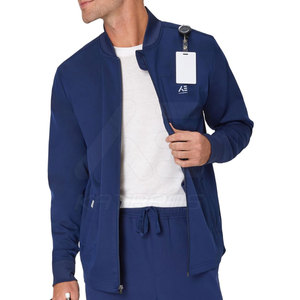 Veste de gommage pour hommes à fermeture éclair pour l'extérieur Veste de gommage pour hommes à col montant Veste de gommage pour hommes de grande taille - Product Image 3