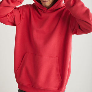 2025 sweats à capuche surdimensionnés épais goutte épaule plaine blanc personnalisé hommes sweats à capuche hiver haute qualité coton éponge français - Product Image 3