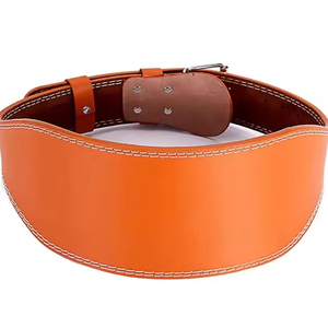 เข็มขัดยกน้ำหนักหนังวัวเข็มขัดพยุงเอวสำหรับเล่นฟิตเนสฟิตเนสออกกำลังกาย - Product Image 4