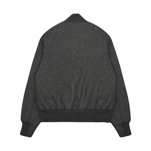 Chaqueta universitaria de lana Oxford para hombre de alta calidad con logotipo personalizado ajuste contemporáneo con parche bordado de chenilla procesado OEM - Product Image 2