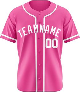 Uniformes lisos personalizados Jersey deportivo Poliéster Sublimación Impreso para adultos Jersey de béisbol - Product Image 3