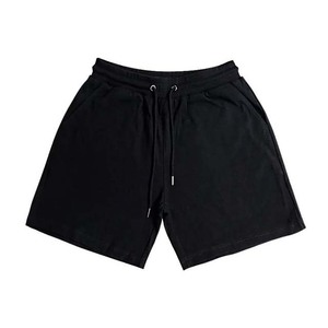 Shorts de sport décontractés pour hommes, personnalisés, en molleton 100 % coton épais, séchage rapide, respirants, couleur unie, écologiques - Product Image 1