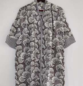 Women's Eco-Friendly Casual Midi-Length Dress <b>Light</b> Weight Floral Printed Sleepwear with Natural Waistline Washable <b>Smart</b> Casual - Product Image 1