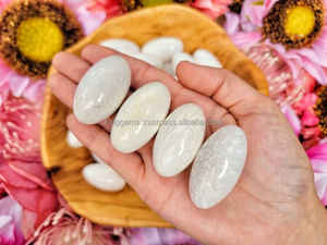 Venta al por mayor natural Scolecite Shiva piedra preciosa semipreciosa huevo de dragón Reiki curación meditación metafísica cristales decorativos - Product Image 5