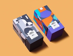 Boîte d'emballage en papier imprimé personnalisé rose Premium Plus Zigzag biotine Kuakka conception de pot de fleurs pour type de dossiers de pâtisserie beignet - Product Image 2