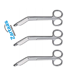 กรรไกรตัดผ้าพันแผลจากลิสเตอร์ขนาด5.5นิ้วชุดผ่าตัด3ชิ้นเกรดสูงทำจากสเตนเลส - Product Image 4
