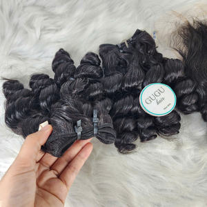 ผมต่อแบบมนุษย์ผมตรงกระดูกไม่ผ่านกระบวนการผมคน100% จากเวียดนาม - Product Image 3