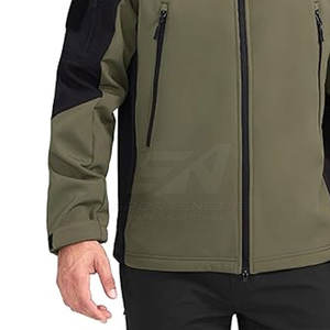 Chaqueta Táctica Resistente con Cierre de Cremallera Completo, Múltiples Opciones de Almacenamiento y Correas de Muñeca Ajustables - Product Image 3