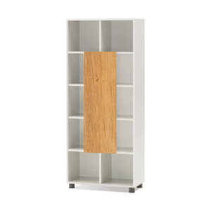 Hiện Đại Thanh Lịch Văn Phòng Tủ Sách Với 1900 Cửa Trượt Bằng Gỗ Bảng Điều Chỉnh 5 Kệ Đơn Lập Đồ Nội Thất Phòng Khách Cho Nhà Sử Dụng - Product Image 6