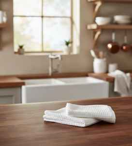 Wholesale MYT-EX Sustainable Eco Cotton <b>Kitchen</b> <b>Towel</b> 30x50 Waffle Weave High Absorbency Quick Dry Custom Logo Modern Home Use - Product Image 2