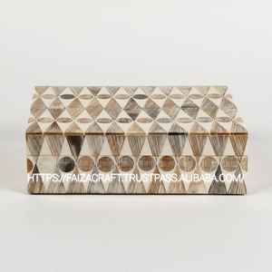 กล่องจิวเวลรี่ฝังไม้เรซินสำหรับตกแต่งกล่องของขวัญ Faizacraft - Product Image 3