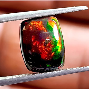 Piedra preciosa de ópalo tratado ahumado Welo cabujón suelto gemas de ópalo negro Arco Iris Piedra Natural llamativa de minas etíopes - Product Image 3