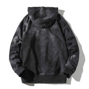 Sweat-shirts à capuche surdimensionnés pour hommes, respirants, personnalisés, lavés à l'acide, imprimés, brodés, délavés à la pierre, 100% coton, pour femmes, hiver - Product Image 4