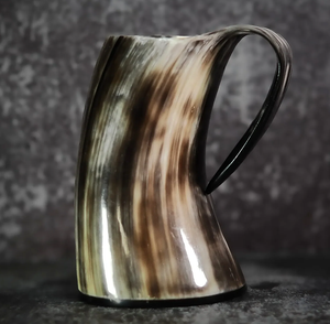 Taza de Cuerno de Búfalo, Diseño Natural, Moderno y Lujoso, Térmica, Reutilizable, Personalizable, Regalo Perfecto para Café y Té, Proveedor Indio - Product Image 3