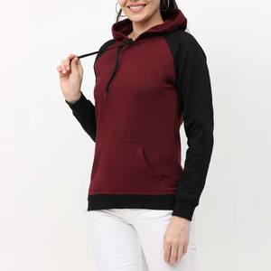 Sudadera con Capucha de Punto para Mujer, Logotipo Personalizado OEM, 100% Algodón, Corte Regular, Invierno, Otoño, Logotipo Frontal, Capucha con Contraste de Color - Product Image 1