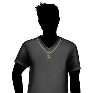 Pendentif numéro un en or rose plaqué or, cadeau d'anniversaire pour mari, hip hop, petite taille, zircon cubique, pendentif diamant - Product Image 2