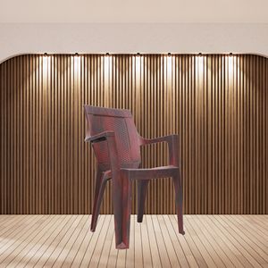 เก้าอี้พลาสติก MYSTIQUE สีทูโทน สไตล์โมเดิร์นฟาร์มเฮาส์ สำหรับใช้ในบ้าน สำนักงาน และกลางแจ้ง - Product Image 2