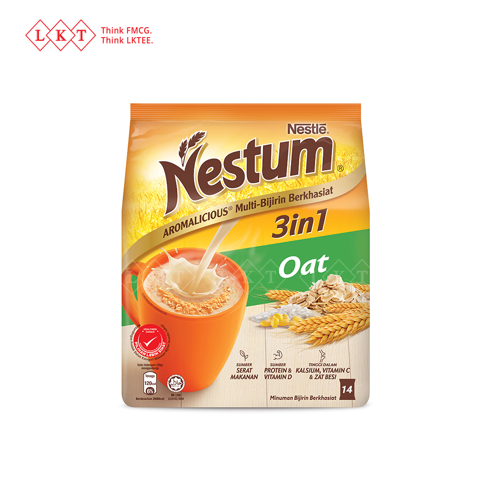 Овсяные хлопья Nestum 3 в 1, 30 г x 14, Прямая поставка с завода, оптовая продажа хлопьев для завтрака 3 в 1 из Малайзии