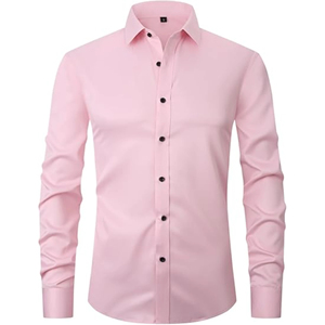 Camisas de Franela Casuales de Negocios para Hombre, Transpirables, Antiarrugas, 100% Algodón, Manga Larga, Venta al por Mayor, Diferentes Colores - Product Image 1