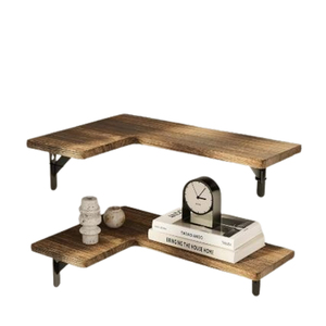 Set Van <span class=keywords><strong>3</strong></span> Kast Mand Voor Voedsel Muur Planken Glas Kruidenrek Opslag Met Ijzeren Metalen Display Vierkante Vorm - Product Image 4