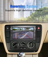Autoradio multimédia GPS stéréo 7 pouces Linux 2 DIN pour VW Volkswagen Passat B5 MK4 MK5 Golf 4 Polo BORA JETTA