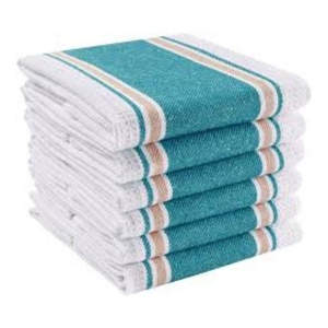 Nouveau vert de mer brodé Golf Top qualité coton biologique cinq étoiles hôtel luxe polyvalent essuyage nettoyage cuisine ensembles de serviettes - Product Image 1
