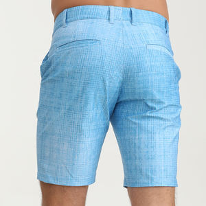 High Quality Custom Shorts Golf <b>Men</b> Elastic Waist Streetstyle Sublimation Printed Shorts Bermuda Nylon <b>Men's</b> Golf Shorts - Product Image 2