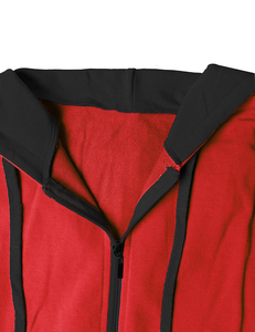 Gilet à fermeture éclair extérieur décontracté pour hommes Gilets de course à pied Col mandarin Sweat à capuche sans manches en polaire respirante pour les sports d'hiver - Product Image 5