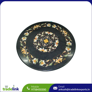 Làm bằng tay hiện đại hình bát giác bằng đá cẩm thạch trắng <span class=keywords><strong>Inlay</strong></span> bên bảng Top dễ dàng lắp ráp đồ nội thất nhà bán quý đá quý Bàn cà phê - Product Image 4